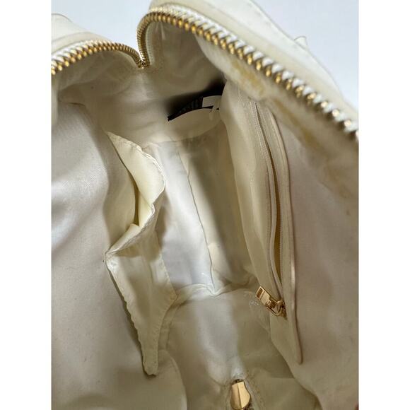 Bebe Maia White Quilted Crossbody Hand Bag - Picture 12 of 13